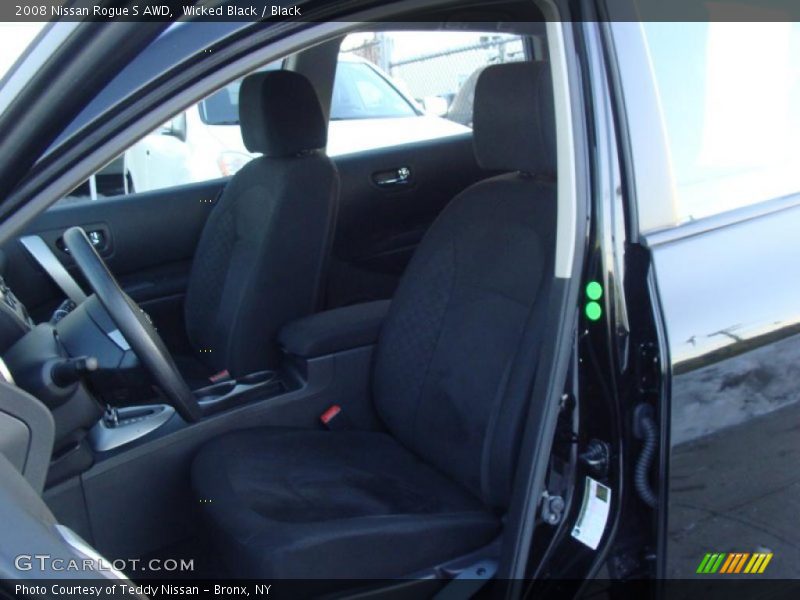 Wicked Black / Black 2008 Nissan Rogue S AWD