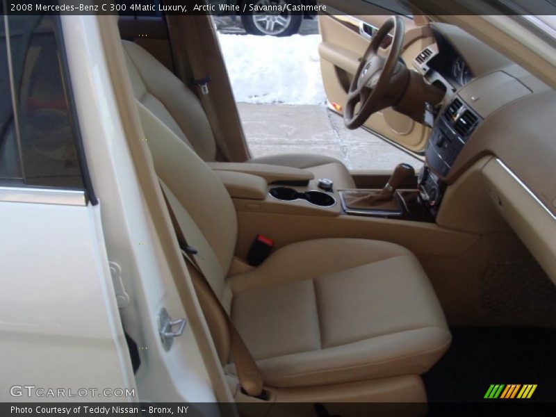 Arctic White / Savanna/Cashmere 2008 Mercedes-Benz C 300 4Matic Luxury