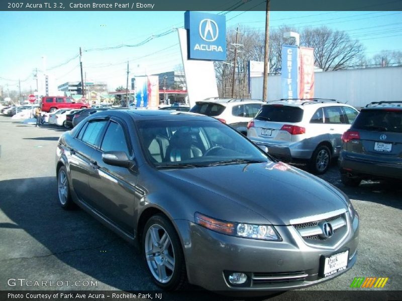 Carbon Bronze Pearl / Ebony 2007 Acura TL 3.2