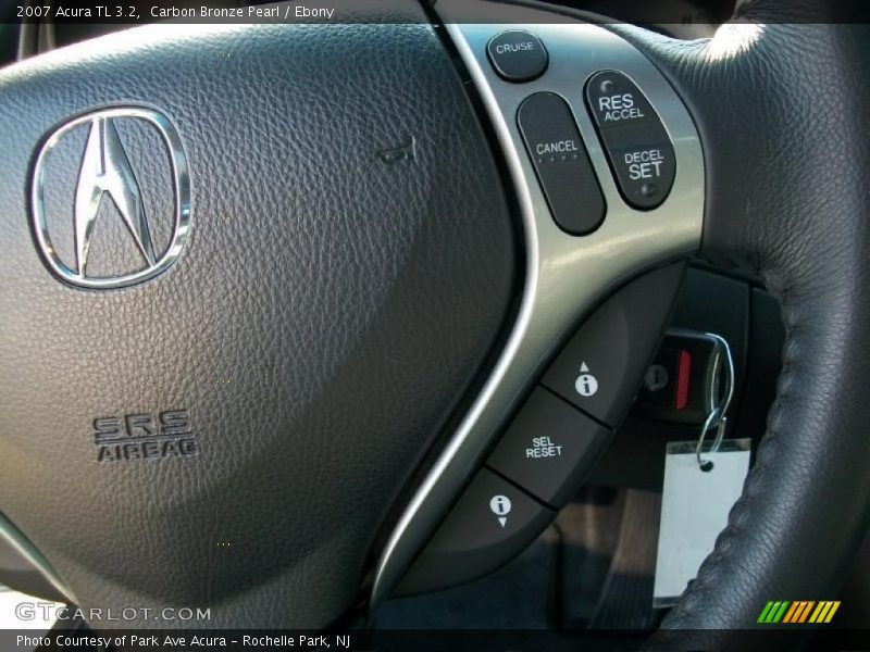 Carbon Bronze Pearl / Ebony 2007 Acura TL 3.2