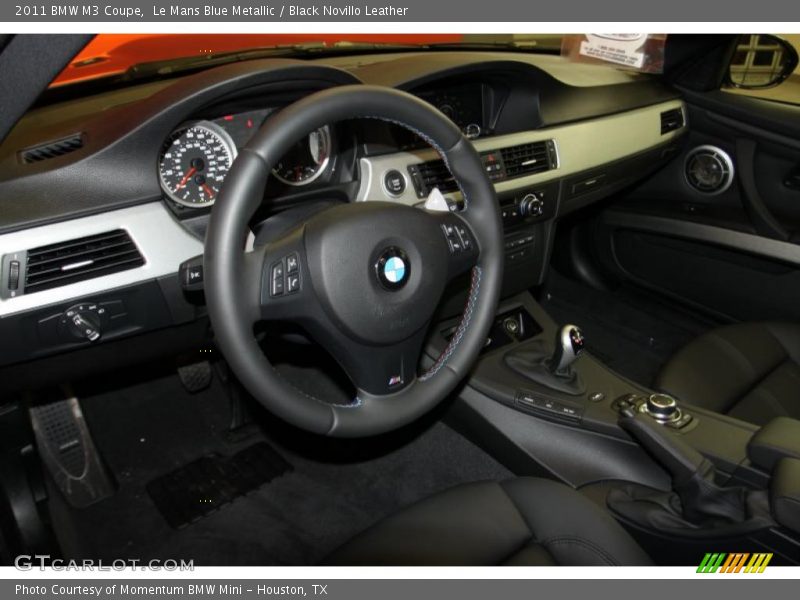 Le Mans Blue Metallic / Black Novillo Leather 2011 BMW M3 Coupe