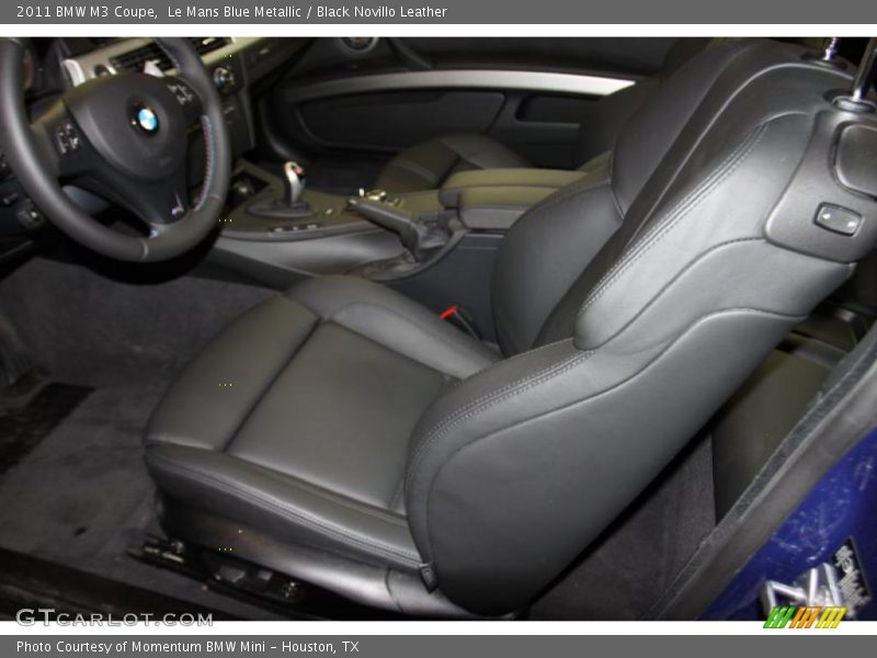 Le Mans Blue Metallic / Black Novillo Leather 2011 BMW M3 Coupe