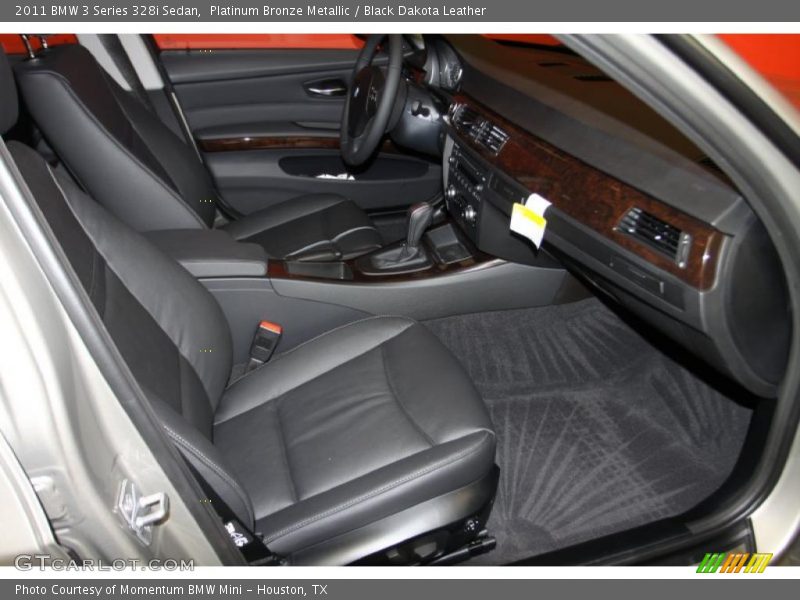 Platinum Bronze Metallic / Black Dakota Leather 2011 BMW 3 Series 328i Sedan