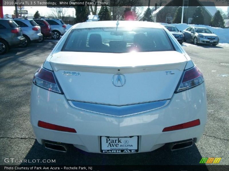 White Diamond Pearl / Ebony 2010 Acura TL 3.5 Technology