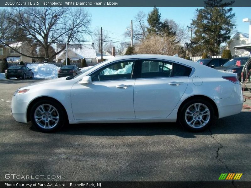White Diamond Pearl / Ebony 2010 Acura TL 3.5 Technology