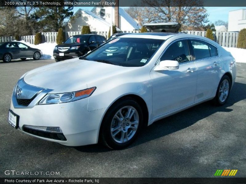 White Diamond Pearl / Ebony 2010 Acura TL 3.5 Technology