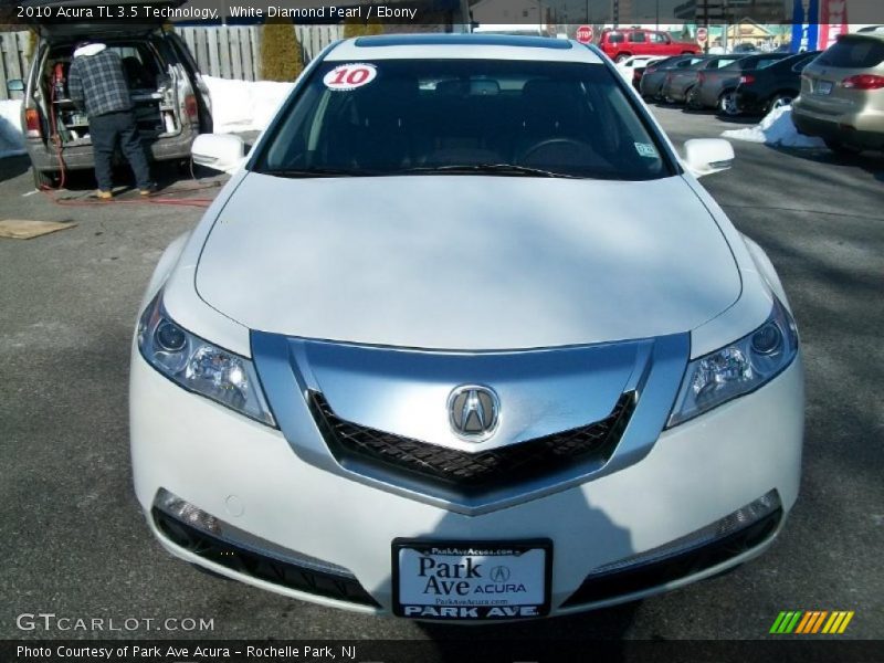 White Diamond Pearl / Ebony 2010 Acura TL 3.5 Technology
