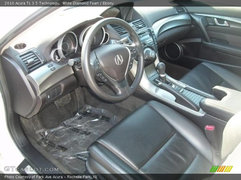 White Diamond Pearl / Ebony 2010 Acura TL 3.5 Technology