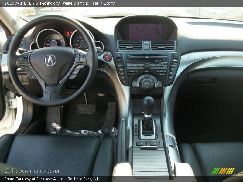 White Diamond Pearl / Ebony 2010 Acura TL 3.5 Technology