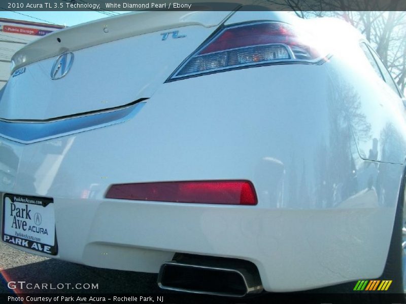 White Diamond Pearl / Ebony 2010 Acura TL 3.5 Technology