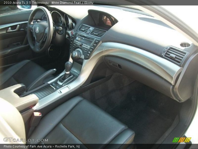 White Diamond Pearl / Ebony 2010 Acura TL 3.5 Technology