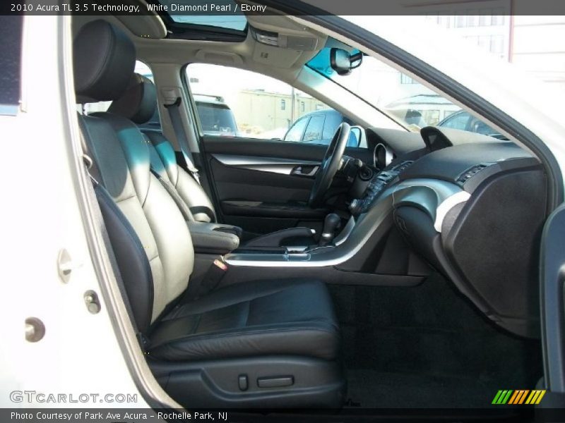 White Diamond Pearl / Ebony 2010 Acura TL 3.5 Technology
