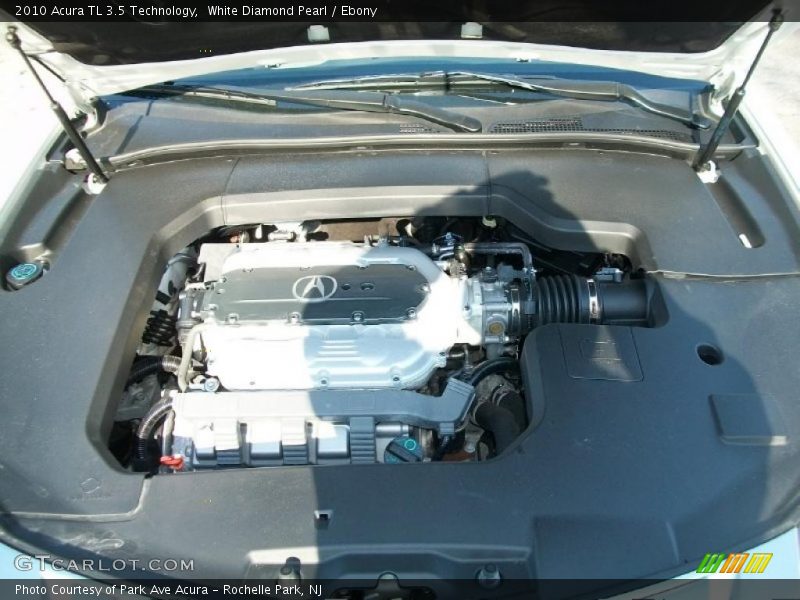 White Diamond Pearl / Ebony 2010 Acura TL 3.5 Technology