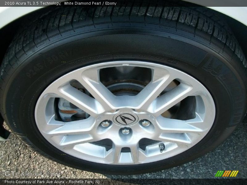 White Diamond Pearl / Ebony 2010 Acura TL 3.5 Technology