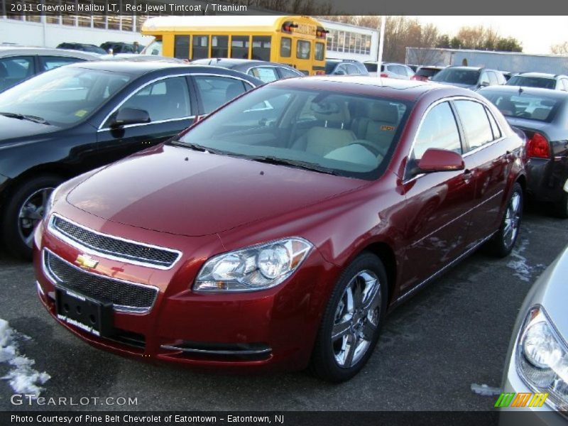 Red Jewel Tintcoat / Titanium 2011 Chevrolet Malibu LT