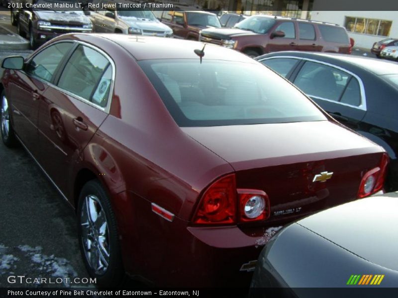 Red Jewel Tintcoat / Titanium 2011 Chevrolet Malibu LT