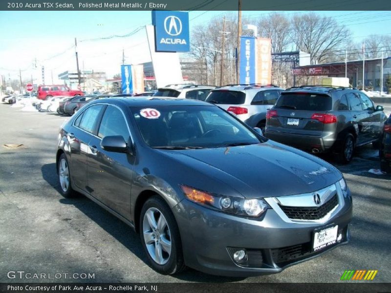 Polished Metal Metallic / Ebony 2010 Acura TSX Sedan