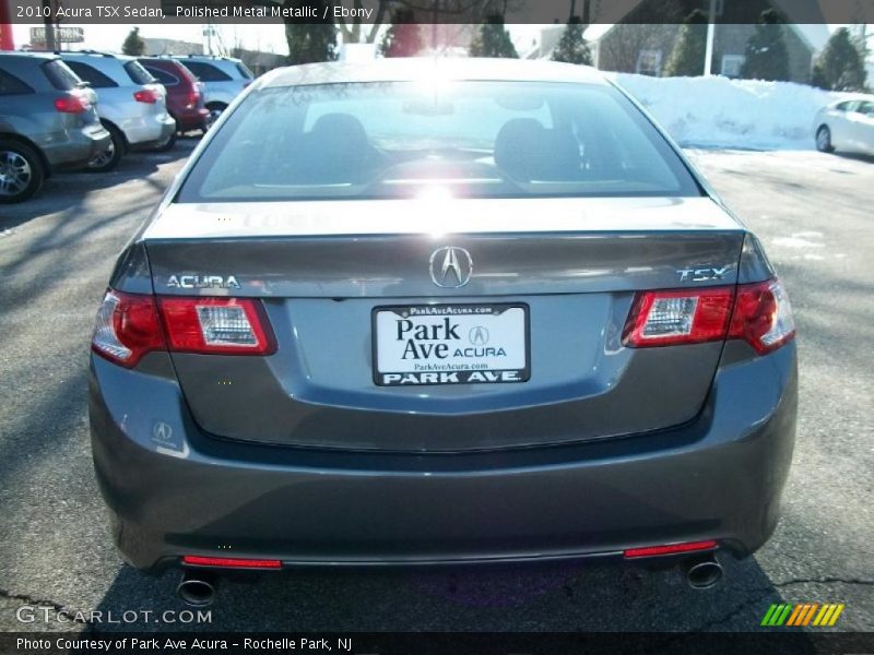 Polished Metal Metallic / Ebony 2010 Acura TSX Sedan