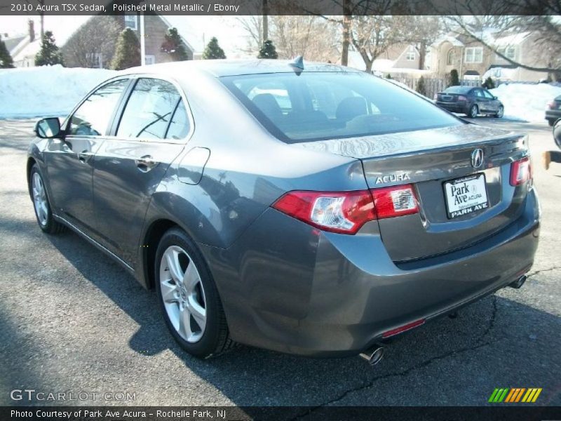 Polished Metal Metallic / Ebony 2010 Acura TSX Sedan