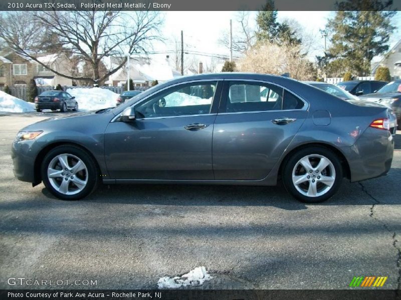 Polished Metal Metallic / Ebony 2010 Acura TSX Sedan