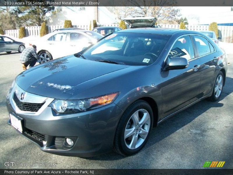Polished Metal Metallic / Ebony 2010 Acura TSX Sedan
