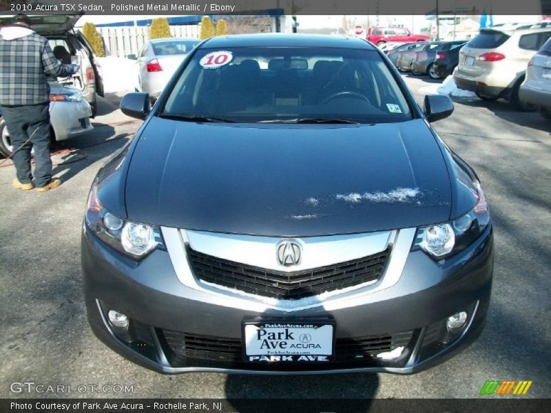 Polished Metal Metallic / Ebony 2010 Acura TSX Sedan