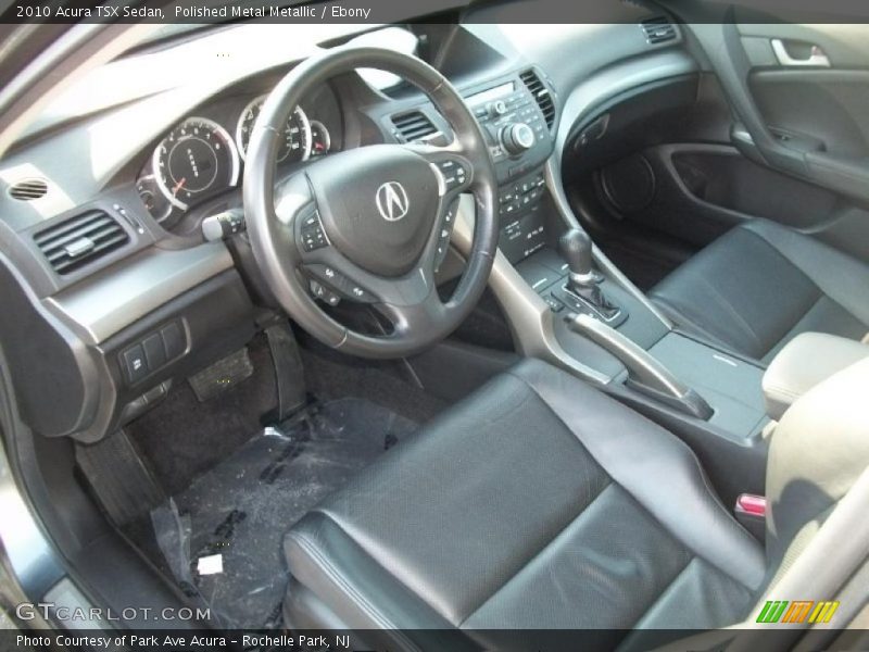Polished Metal Metallic / Ebony 2010 Acura TSX Sedan