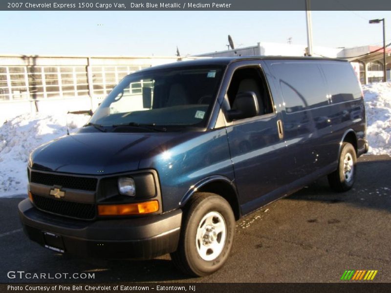 Dark Blue Metallic / Medium Pewter 2007 Chevrolet Express 1500 Cargo Van