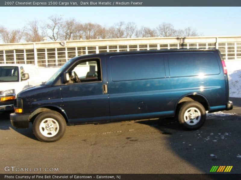 Dark Blue Metallic / Medium Pewter 2007 Chevrolet Express 1500 Cargo Van