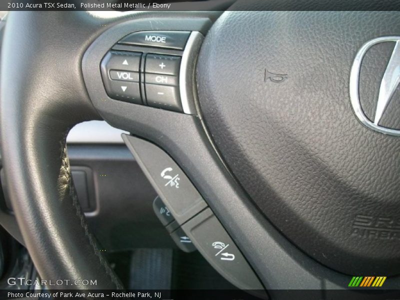 Polished Metal Metallic / Ebony 2010 Acura TSX Sedan