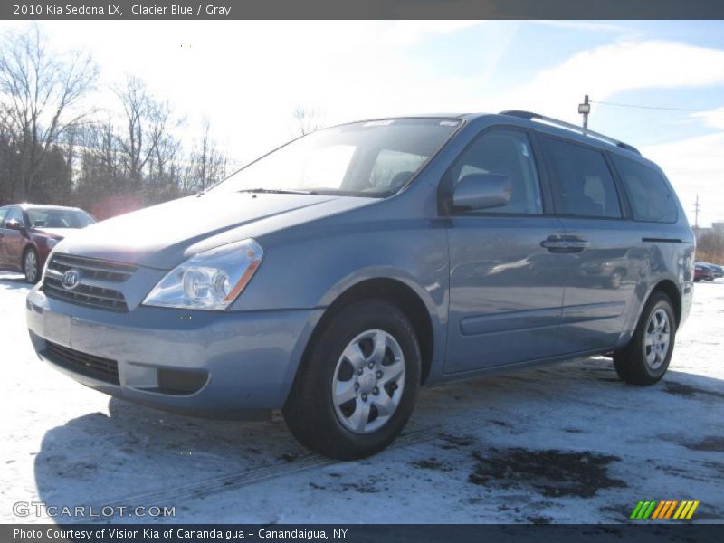 Glacier Blue / Gray 2010 Kia Sedona LX