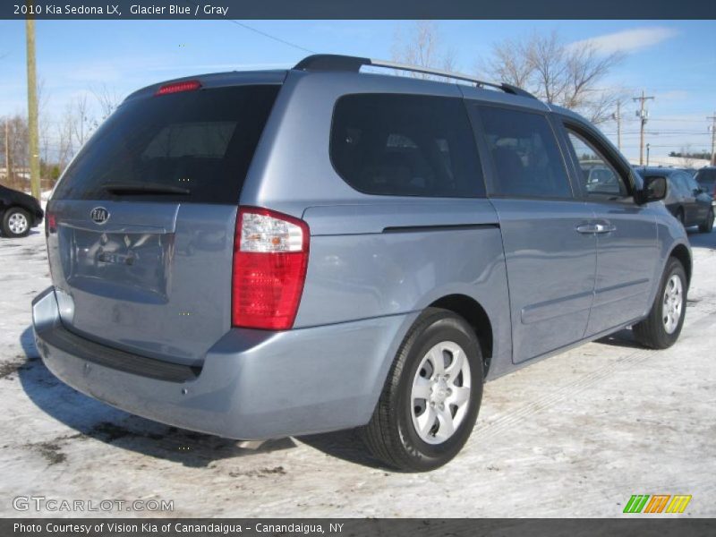 Glacier Blue / Gray 2010 Kia Sedona LX