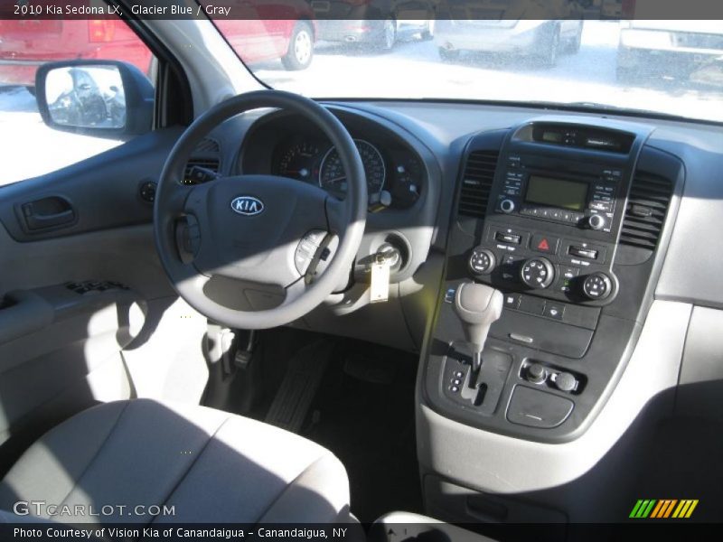 Glacier Blue / Gray 2010 Kia Sedona LX