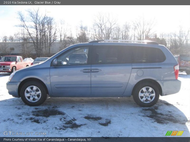 Glacier Blue / Gray 2010 Kia Sedona LX