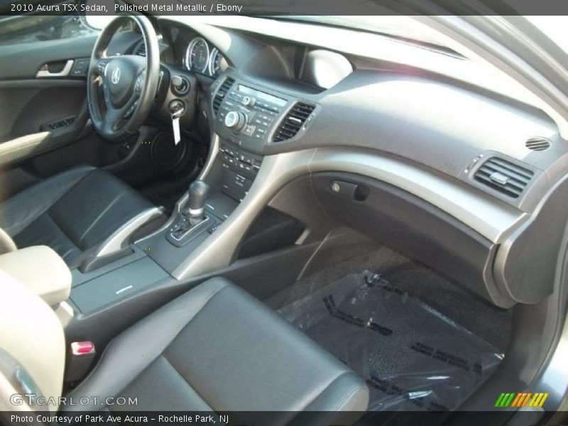 Polished Metal Metallic / Ebony 2010 Acura TSX Sedan