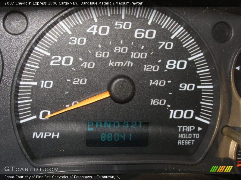 Dark Blue Metallic / Medium Pewter 2007 Chevrolet Express 1500 Cargo Van
