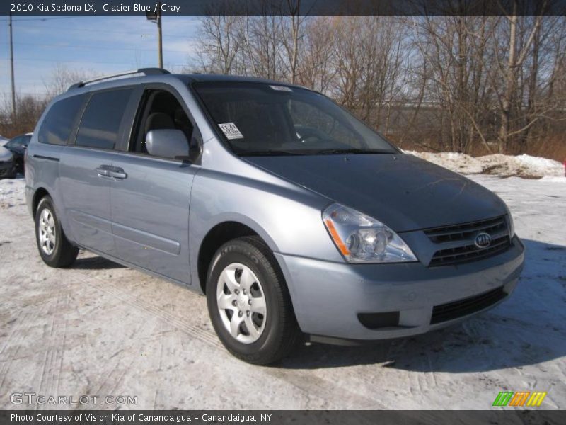 Glacier Blue / Gray 2010 Kia Sedona LX