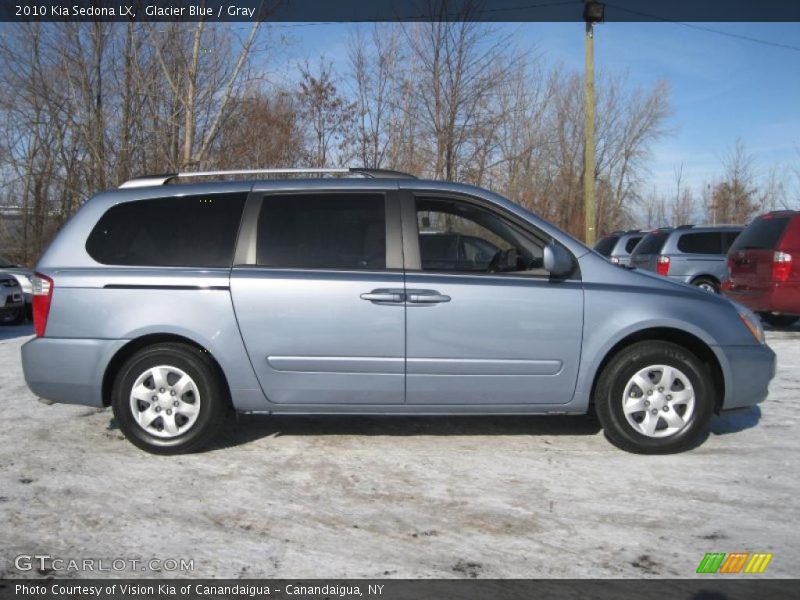 Glacier Blue / Gray 2010 Kia Sedona LX