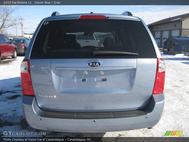 Glacier Blue / Gray 2010 Kia Sedona LX