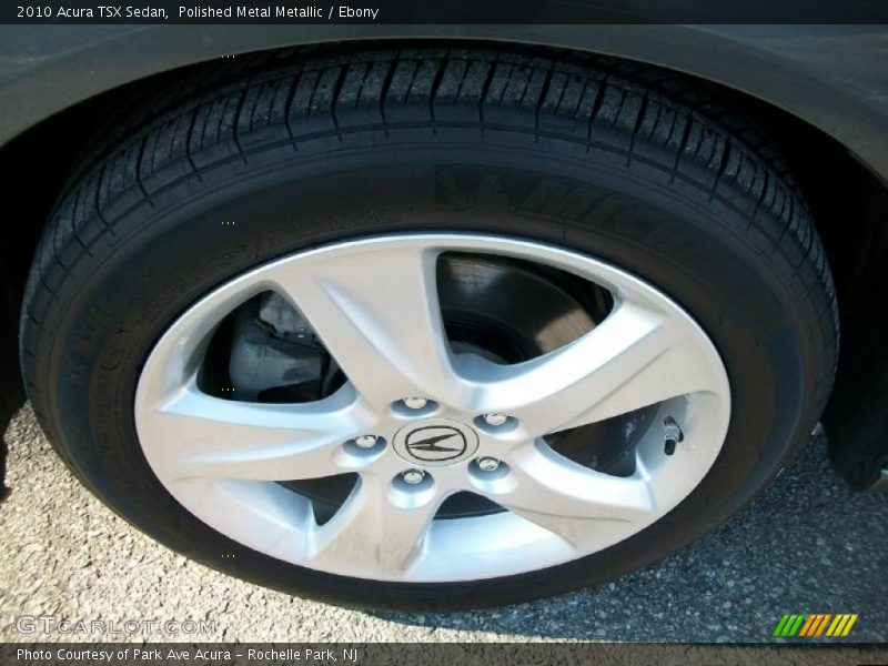 Polished Metal Metallic / Ebony 2010 Acura TSX Sedan