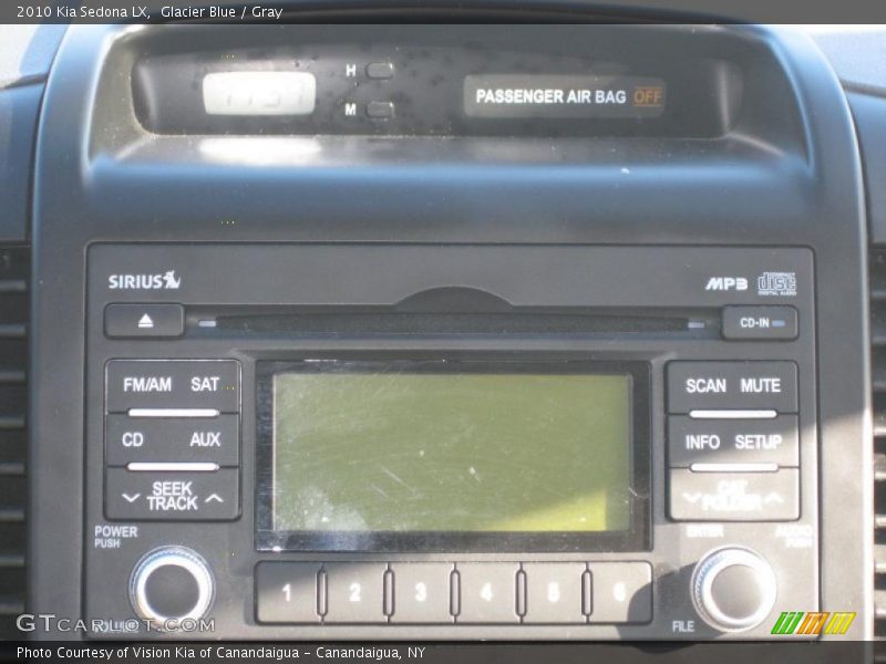 Glacier Blue / Gray 2010 Kia Sedona LX