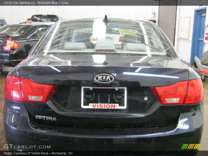 Midnight Blue / Gray 2010 Kia Optima LX