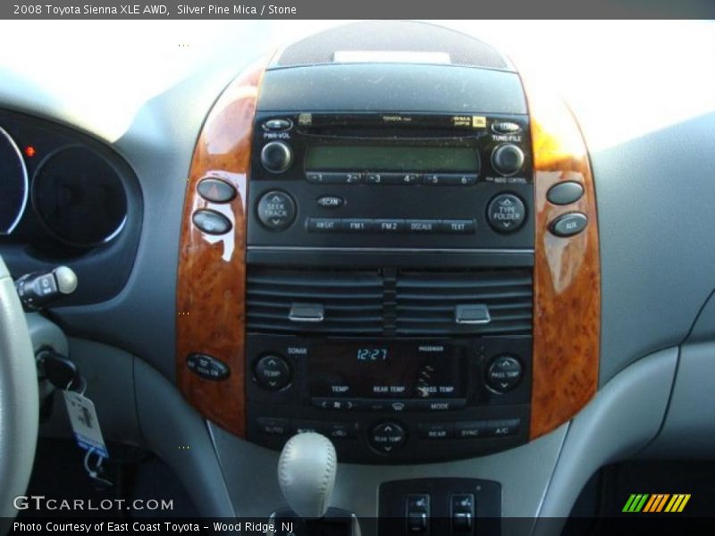 Silver Pine Mica / Stone 2008 Toyota Sienna XLE AWD