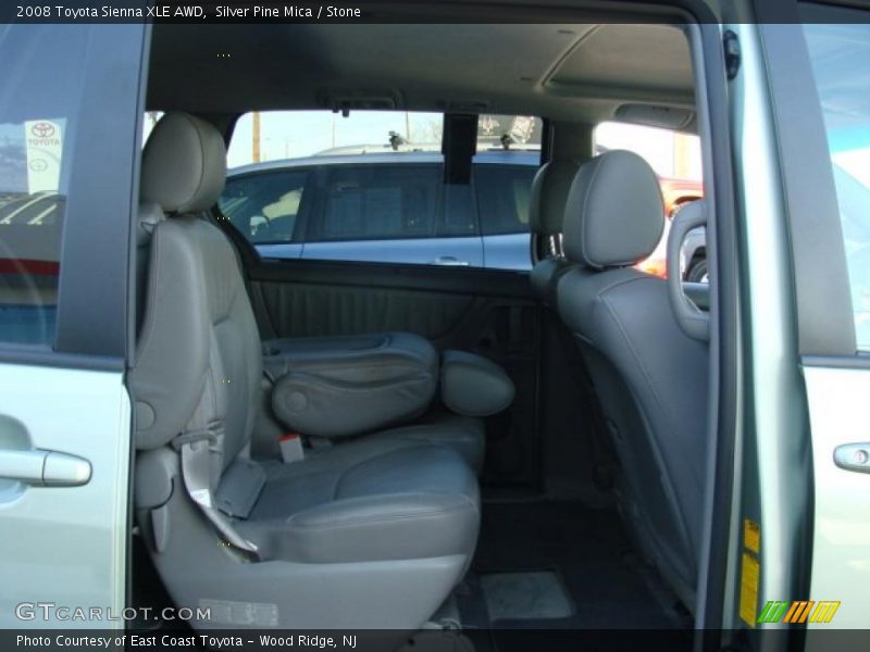 Silver Pine Mica / Stone 2008 Toyota Sienna XLE AWD