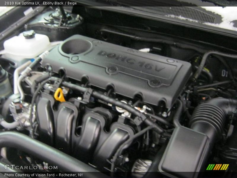 Ebony Black / Beige 2010 Kia Optima LX