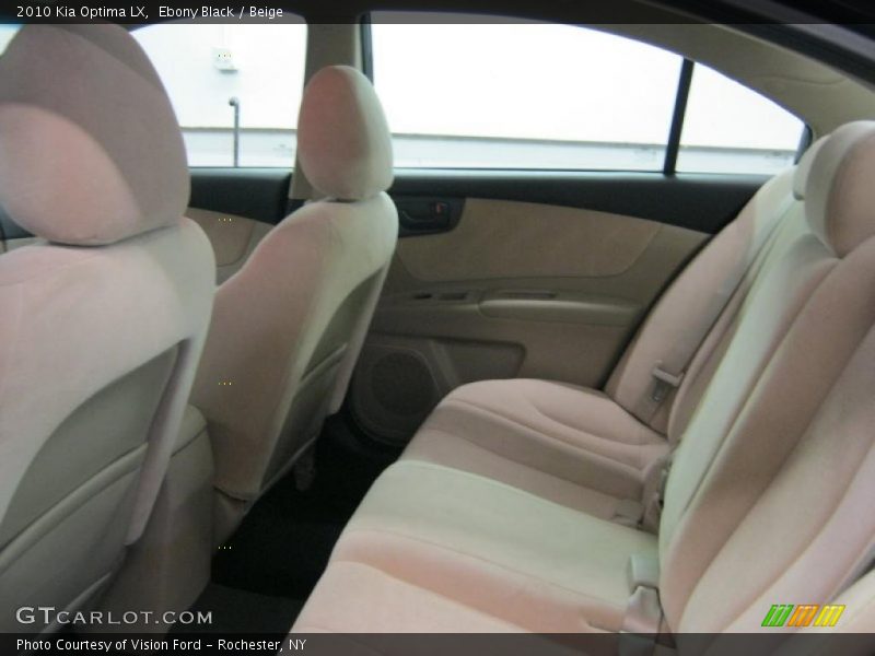 Ebony Black / Beige 2010 Kia Optima LX