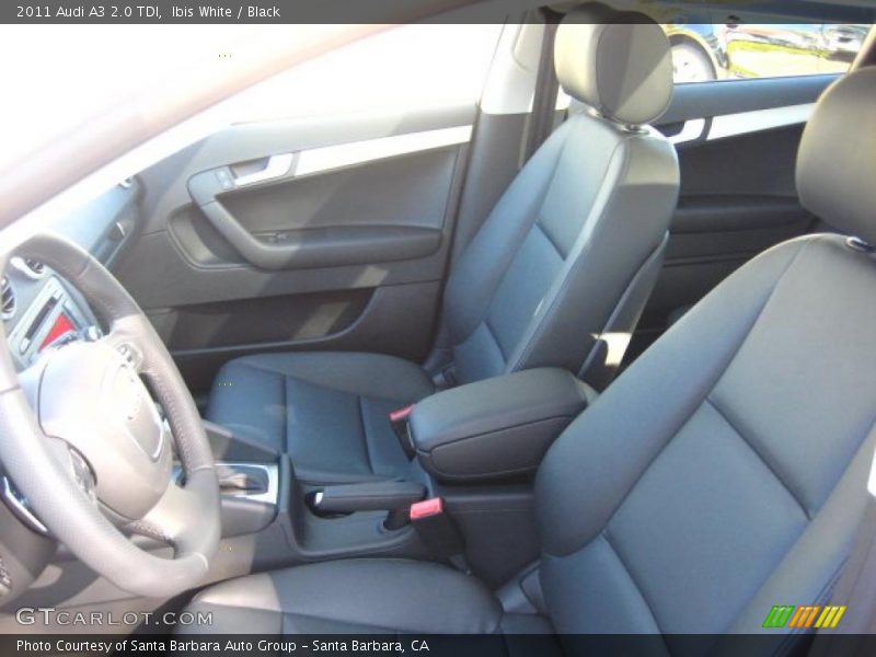 Ibis White / Black 2011 Audi A3 2.0 TDI