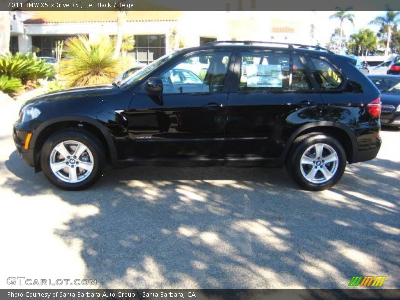 Jet Black / Beige 2011 BMW X5 xDrive 35i