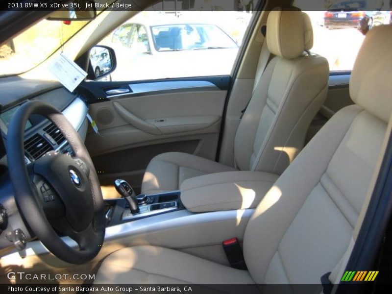 Jet Black / Beige 2011 BMW X5 xDrive 35i