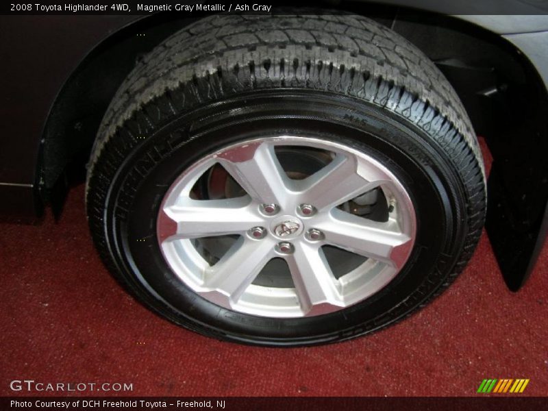 Magnetic Gray Metallic / Ash Gray 2008 Toyota Highlander 4WD